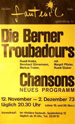 1973.11.12 Basel, Théâtre Fauteuil