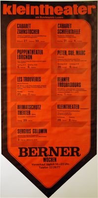 1971.02.01 Luzern, Kleintheater, "Berner Wochen"