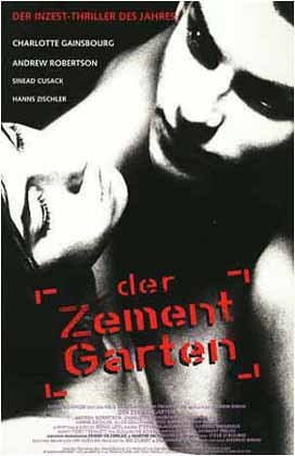 Filmplakat The cement garden (1993)