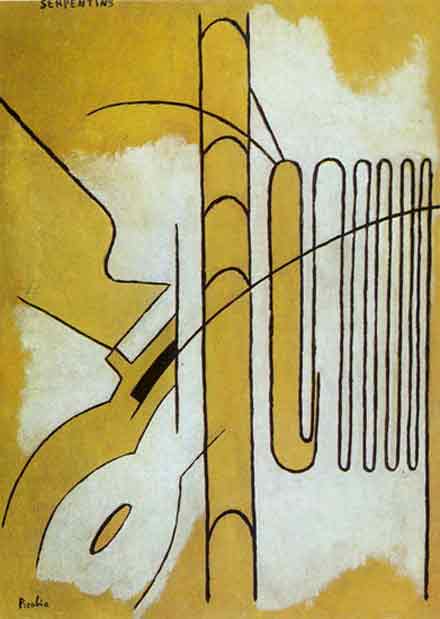 1915 Francis Picabia Bild Serpentins 2