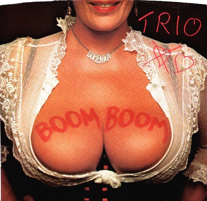 Vorderseite der 1983.04 Trio 7" single Boom boom (DE: Mercury 812 208-7)