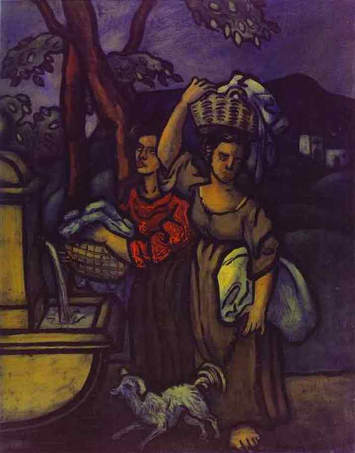 1934 Francis Picabia Bild Les lavandièresÖl auf Leinwand