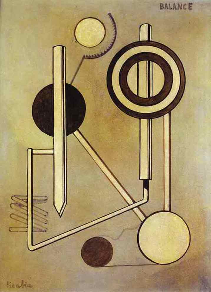 1919 Francis Picabia Bild BalanceÖl auf Karton