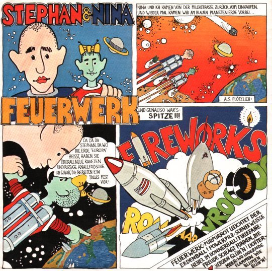 1984 Stephan und Nina 7-45 "Feuerwerk" (DE: Mercury / Phonogram 822 030-7 Q). - Vorderseite