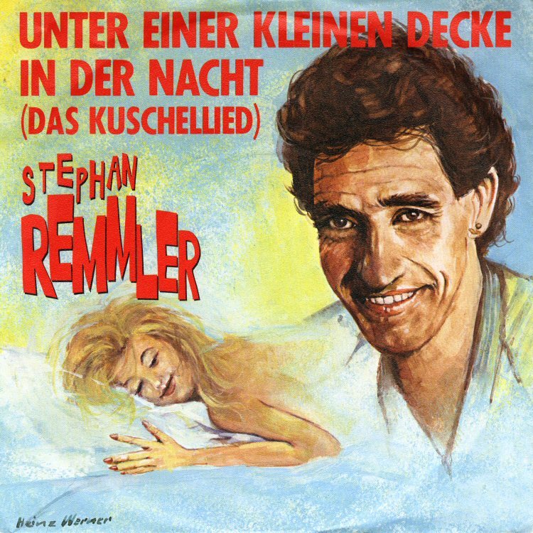1987 Stephan Remmler 7-45 "Unter einer kleinen Decke in der Nacht (Das Kuschellied)" (DE: Mercury / Phonogram 888 526-7). - Vorderseite