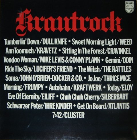 1975 verschiedene Interpreten 2x12-33 "Krautrock" (DE: Philips 6623 069). - Vorderseite