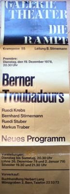 Konzertplakat 1978