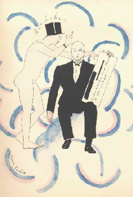 1913 Francis Picabia Frontispiz Relâche Zeichenstift auf Papier