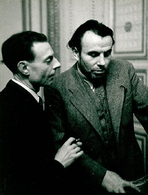 René d'Ueckermann und Louis-Ferdinand Destouches 1943