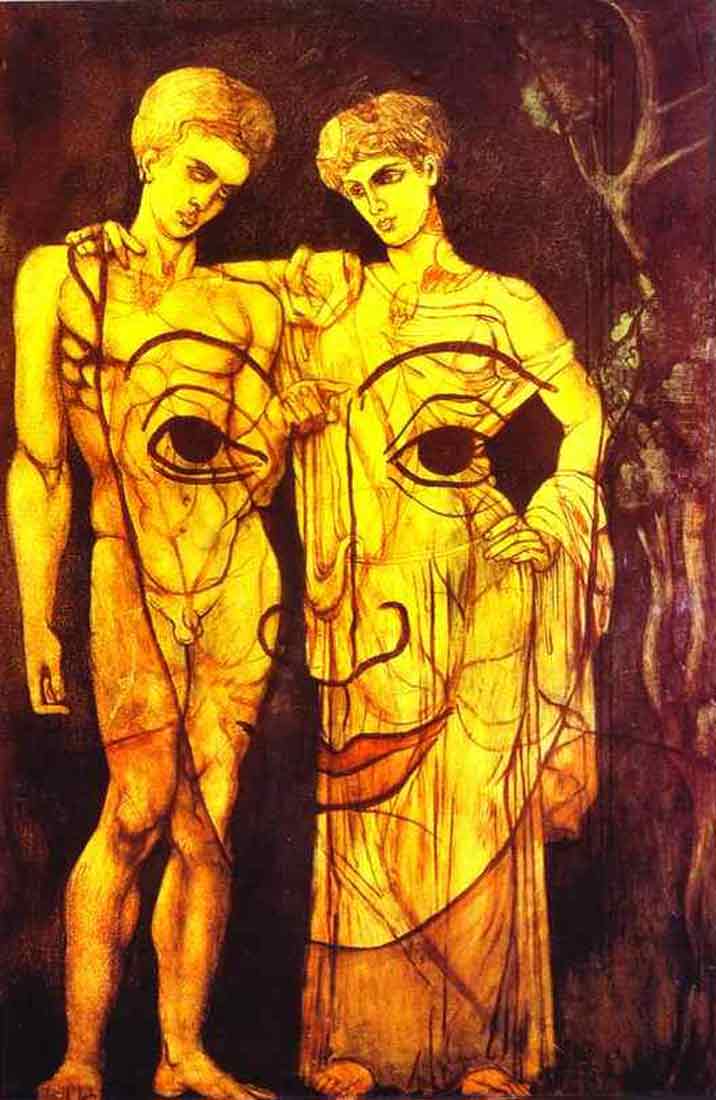 1931 Francis Picabia Bild Adam et EveÖl auf Leinwand