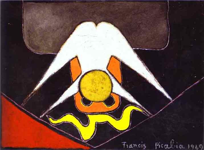 1949 Francis Picabia Bild ColoqueÖl auf Karton