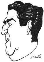 Vico Torriani-Karikatur von Lutz Backes