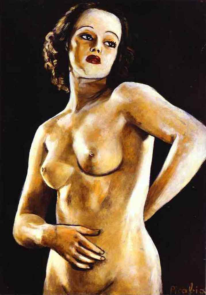 1942 Francis Picabia Bild Nude Öl auf Karton