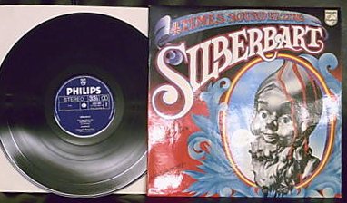 1971 Silberbart 12-33 "4 times sound razing" (DE: Philips 6305 095). - Vorderseite mit herausgezogener Platte