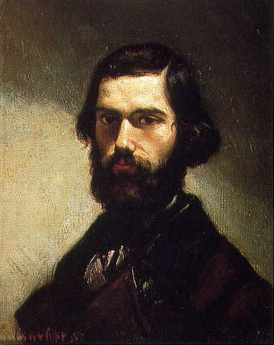 Gemälde Jules Vallès von Gustave Courbet. - Paris, Musée Carnavalet