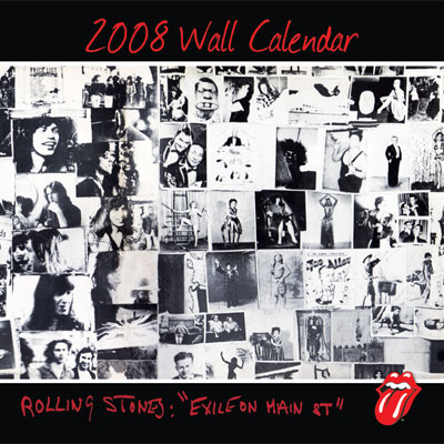 Three Ball Charlie auf dem 2008 Rolling Stones-Wandkalender
