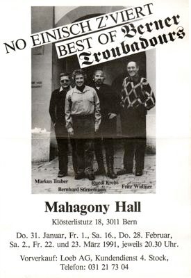 Konzertplakat 1991