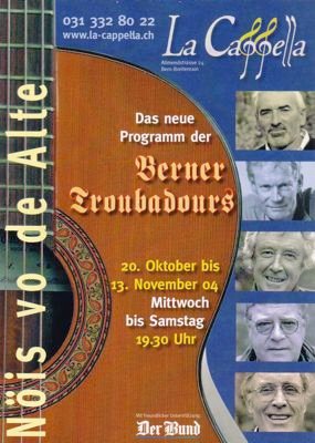 20. Oktober 2004 Bern, La Cappella