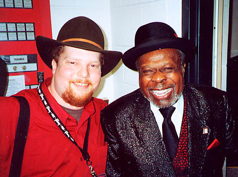 Tom Holland und Rufus Thomas am 24. Mai 2001 in Memphis