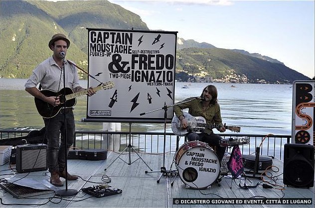 Captain Moustache and Fredo Ignazio am 21. Juli 2011 in Lugano
