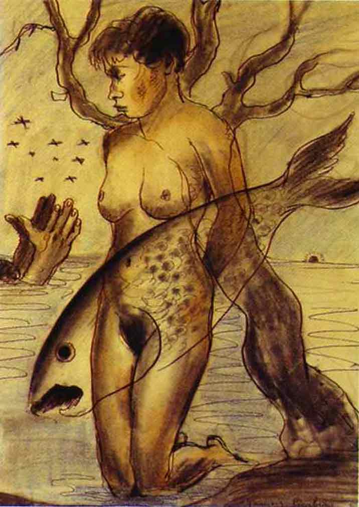 1928-1929 Francis Picabia Bild Sans titre Gouache auf Papier