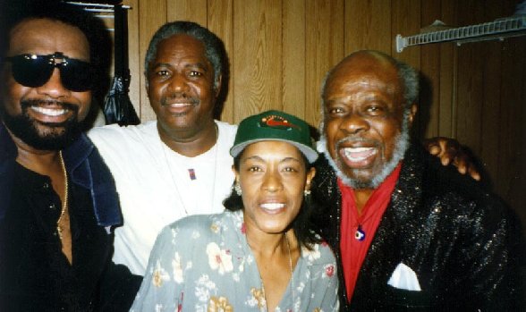 William Bell, Don Bryant, Ann Peebles und Rufus Thomas an den Olympischen Spielen 1996 in Atlanta. - Foto: Paul Brown