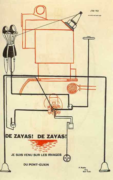 1915 Francis Picabia Bild De Zayas! De Zayas! (aus 291
