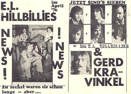 Die "EL Hillbillies" neu mit "Gerd Kravinkel"