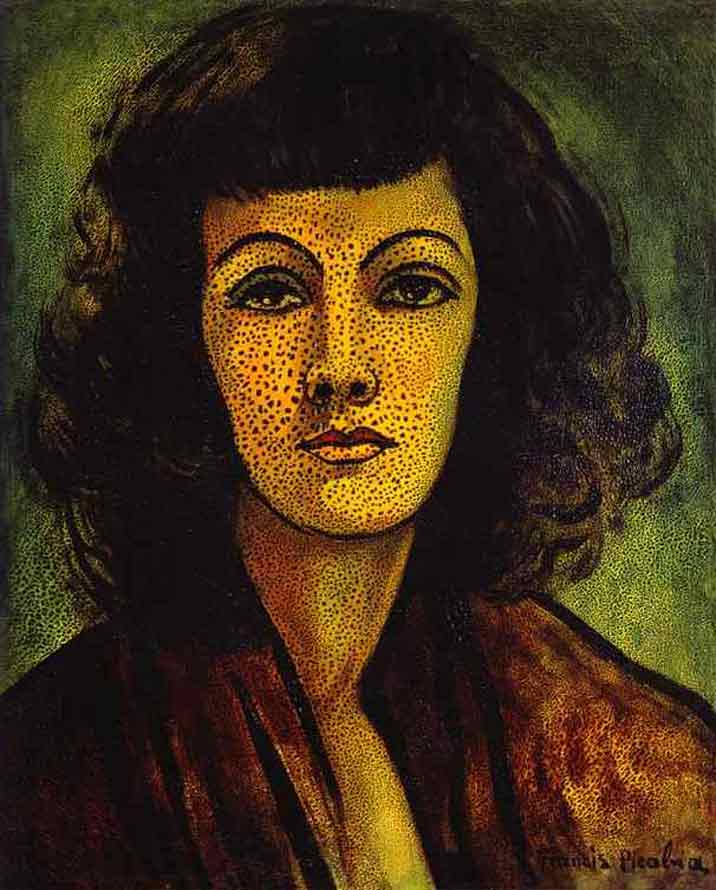 1935 Francis Picabia Bild Portrait of womanÖl auf Leinwand