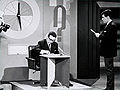 Mäni Weber in der Fernsehsendung "Dopplet oder nüt" in den 1960er Jahren