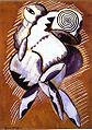 1924-1926 Francis Picabia Bild Cyclope Öl auf Karton