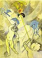 1927-1928 Francis Picabia Bild La femme de l'amour Wasserfarbe, Zeichenstift und Kohle auf Papier
