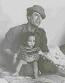 Muammar al-Gaddafi am 7. Juni 1976 in Libyen