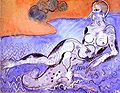 1924-1926 Francis Picabia Bild La femme au chien Öl auf Karton