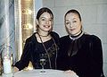 Cosma Shiva Hagen und Domenica Niehoff im März 1999