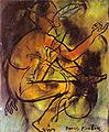 1934 Francis Picabia Bild Eve Öl auf Leinwand