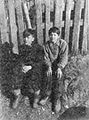 Wenedikt Jerofejew und sein Bruder Boris in den 1950er Jahren