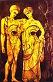 1931 Francis Picabia Bild Adam et Eve Öl auf Leinwand