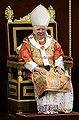Blocher als Papst (Fotomontage)