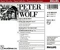 1984 Boston Pops CD-DA "Peter und der Wolf (Ein musikalisches Märchen für Kinder, erzählt von Stephan Remmler)" (DE: Philips / Phonogram 412 555-2 P). - Rückseite
