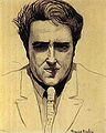 1923 Francis Picabia Bild Self portrait Tinte auf Papier