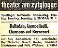 1964 Anzeige im Stadtanzeiger Bern