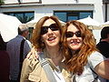 Betty Legler und Sina zu Sommeranfang 2008 in Bern