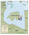 Schweizer Vorschlag der Flutung Libyens und Schaffung der Mittelmeerinsel "Royal Island Switzerland" als Anlegeplatz für das Segelschiff "Alinghi"