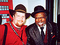 Tom Holland und Rufus Thomas am 24. Mai 2001 in Memphis