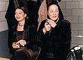 Cosma Shiva Hagen und Domenica Niehoff im März 1999