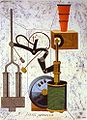 1917 Francis Picabia Bild Parade amoureuse Öl auf Karton